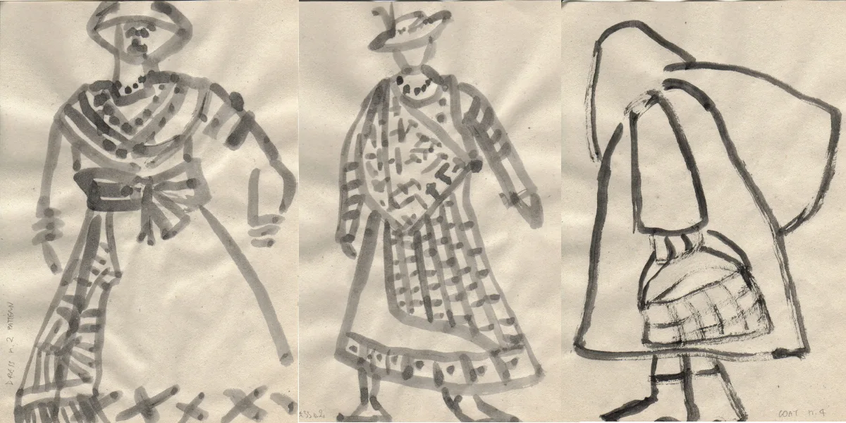 costume drawings Antonella Diana